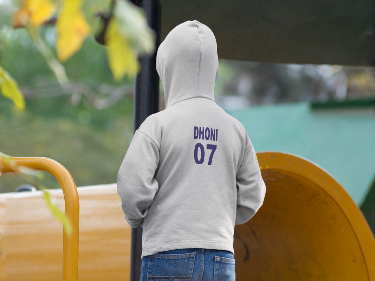 Dhoni 07 Boy Hoodies-FunkyTeesClub