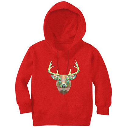 TRIANGLE DEER Girl Hoodies-FunkyTeesClub