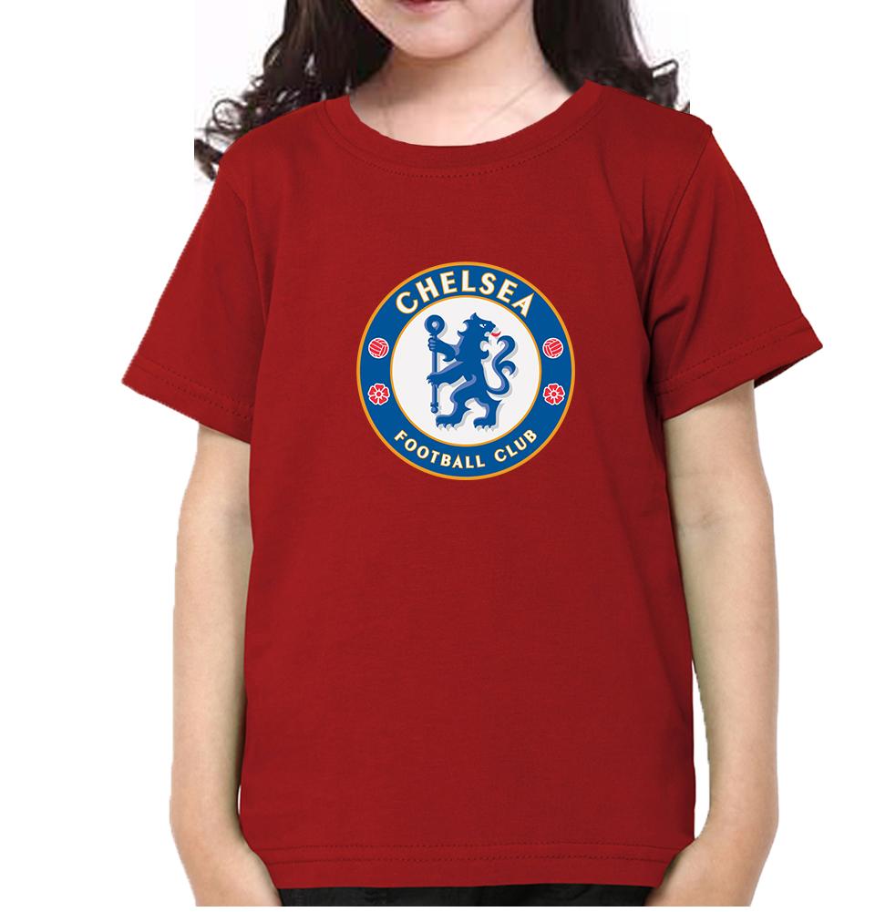 Chelsea United Half Sleeves T-Shirt For Girls -FunkyTeesClub