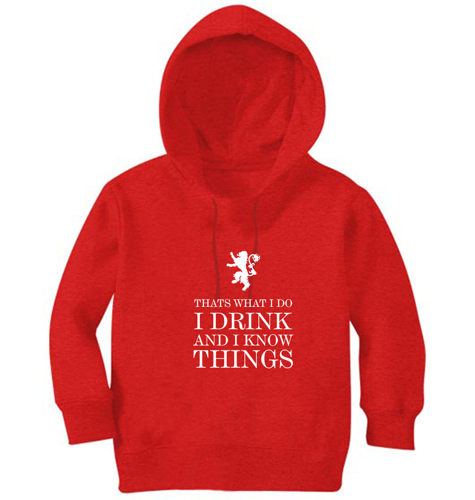 GOT Game of Thrones I Drink  And Know Things Girl Hoodies-FunkyTeesClub