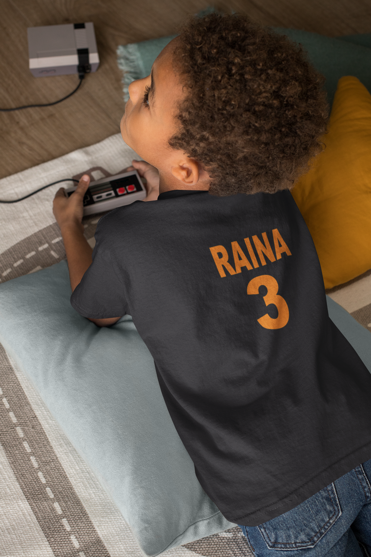 Raina 3 Half Sleeves T-Shirt for Boy-FunkyTeesClub