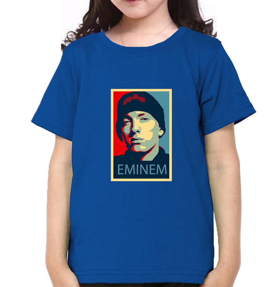 Eminem Half Sleeves T-Shirt For Girls -FunkyTeesClub