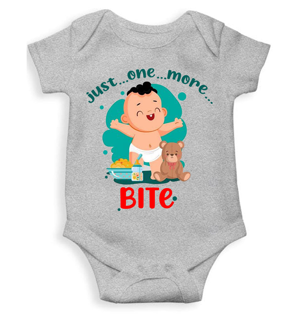 One More Bite Rompers for Baby Boy- FunkyTeesClub
