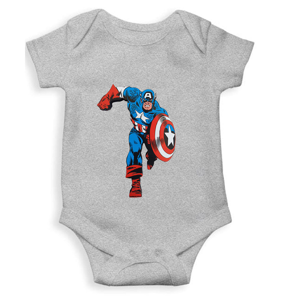Superhero Cartoon Rompers for Baby Girl- FunkyTeesClub