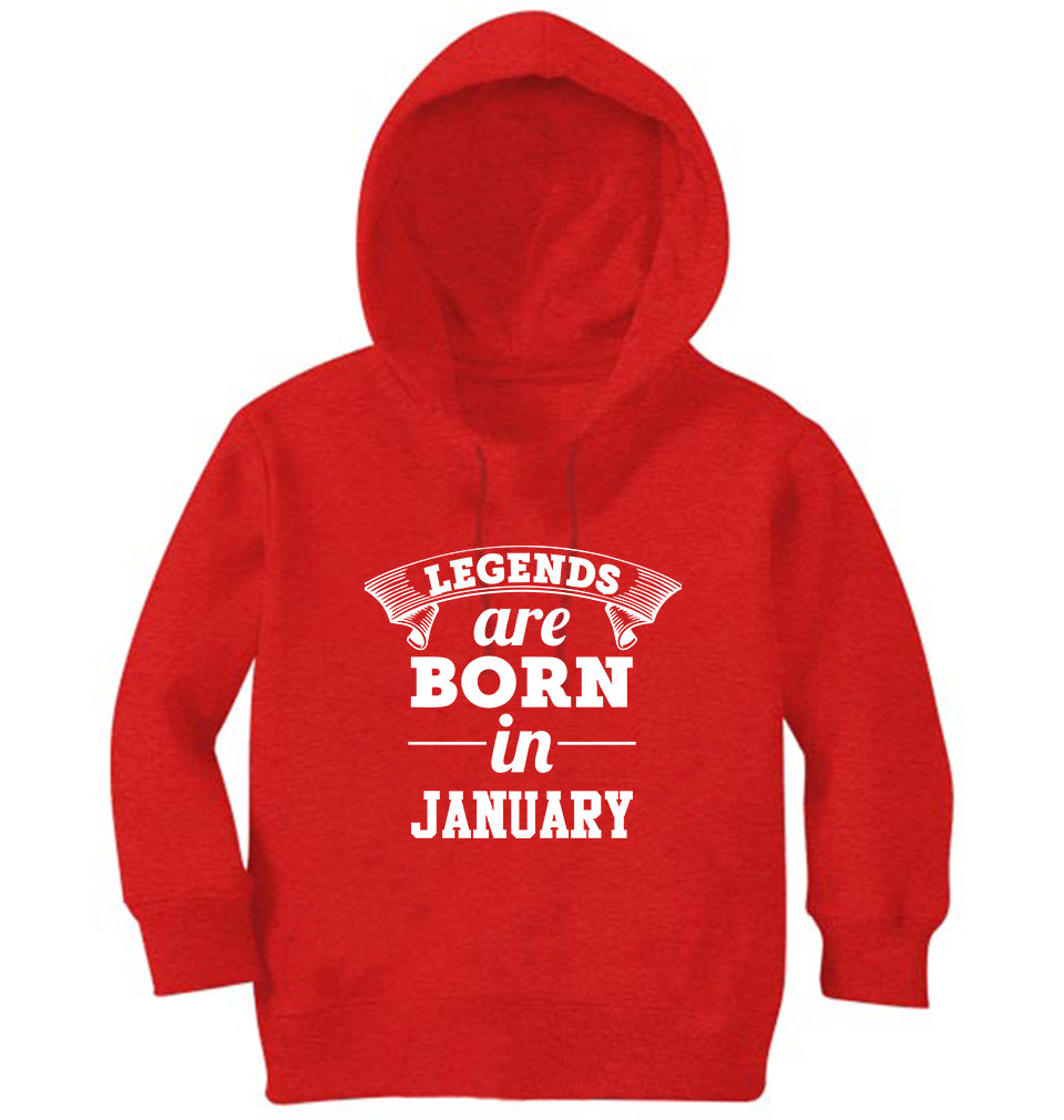 Legends are Born in January Girl Hoodies-FunkyTeesClub