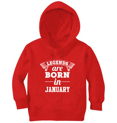 Legends are Born in January Girl Hoodies-FunkyTeesClub
