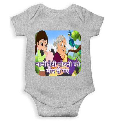 Nani Teri Morni Poem Rompers for Baby Girl- FunkyTeesClub