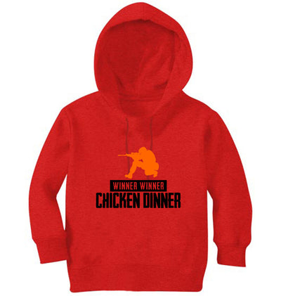 PUBG Winner Winner Chicken Dinner Boy Hoodies-FunkyTeesClub