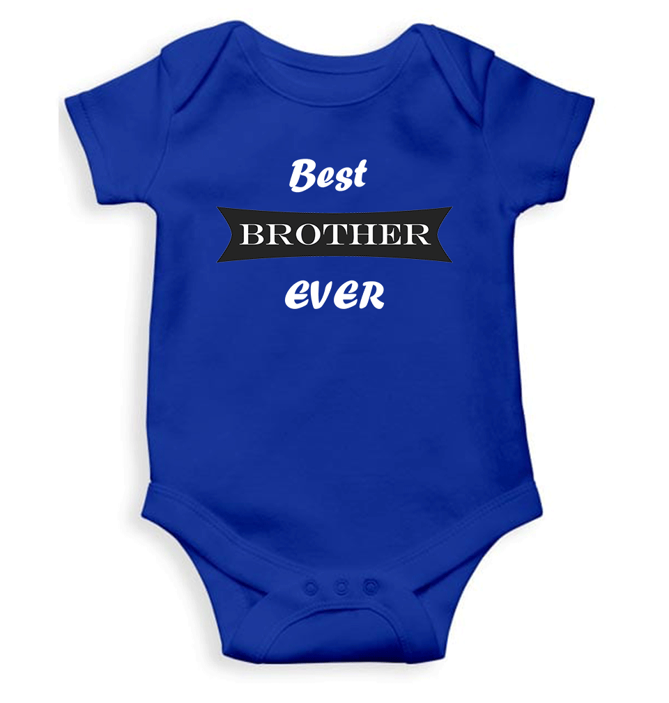 Best Brother Ever Rompers for Baby Boy- FunkyTeesClub