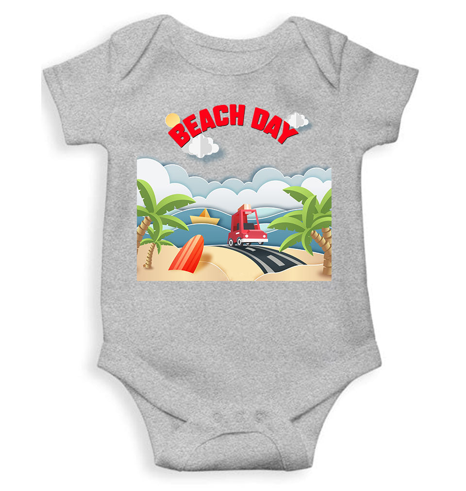 Beach Day Rompers for Baby Girl- FunkyTeesClub