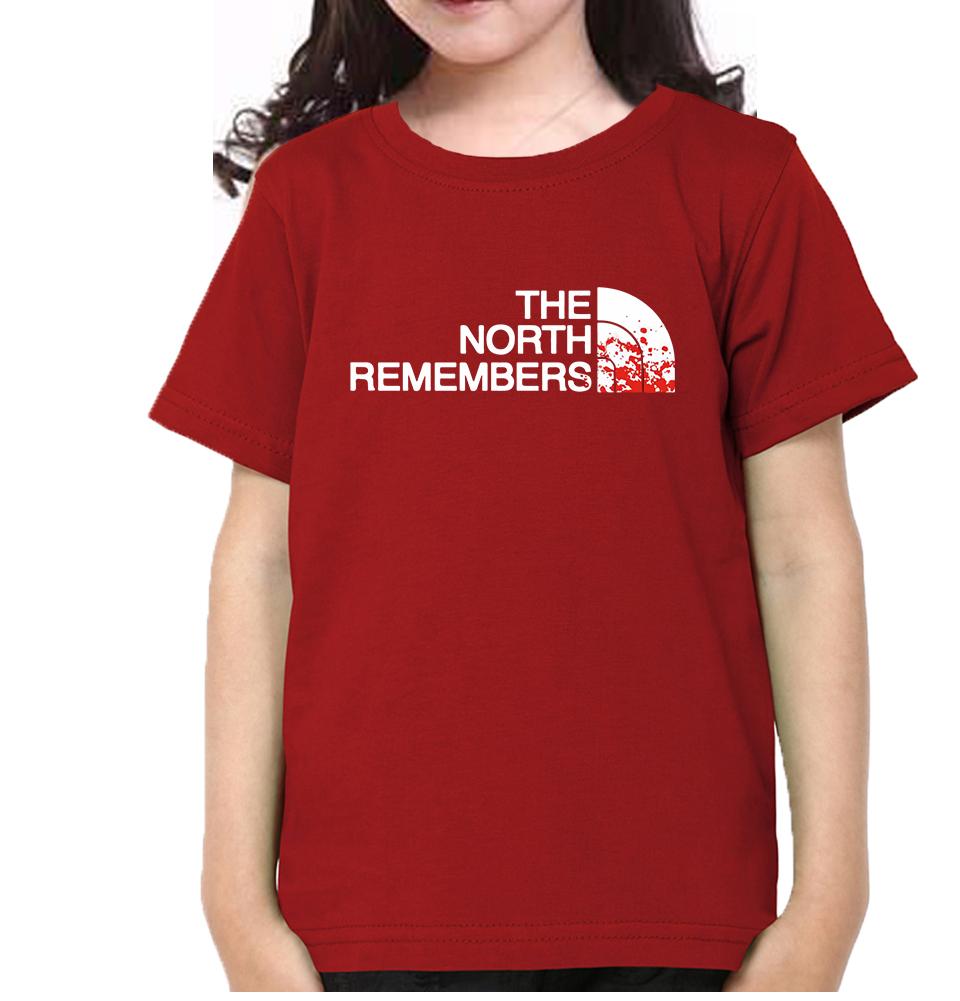 GOT Game Of Thrones North Remembers Half Sleeves T-Shirt For Girls -FunkyTeesClub