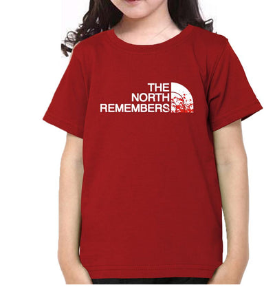 GOT Game Of Thrones North Remembers Half Sleeves T-Shirt For Girls -FunkyTeesClub