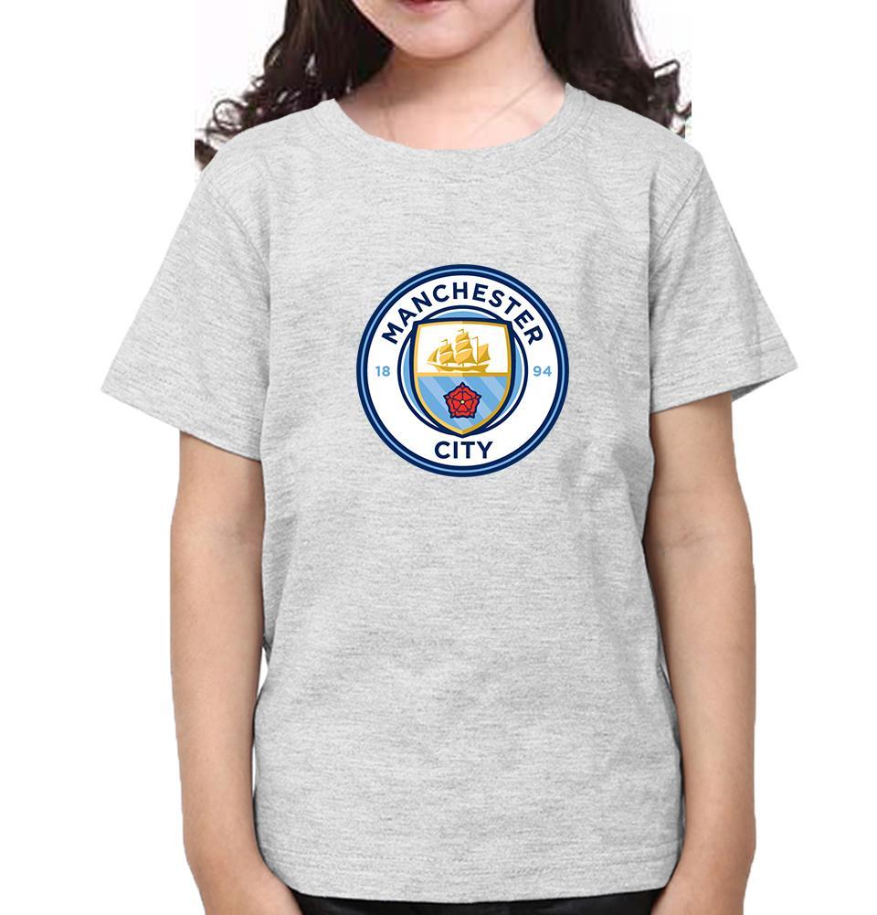 Manchester City Half Sleeves T-Shirt For Girls -FunkyTeesClub