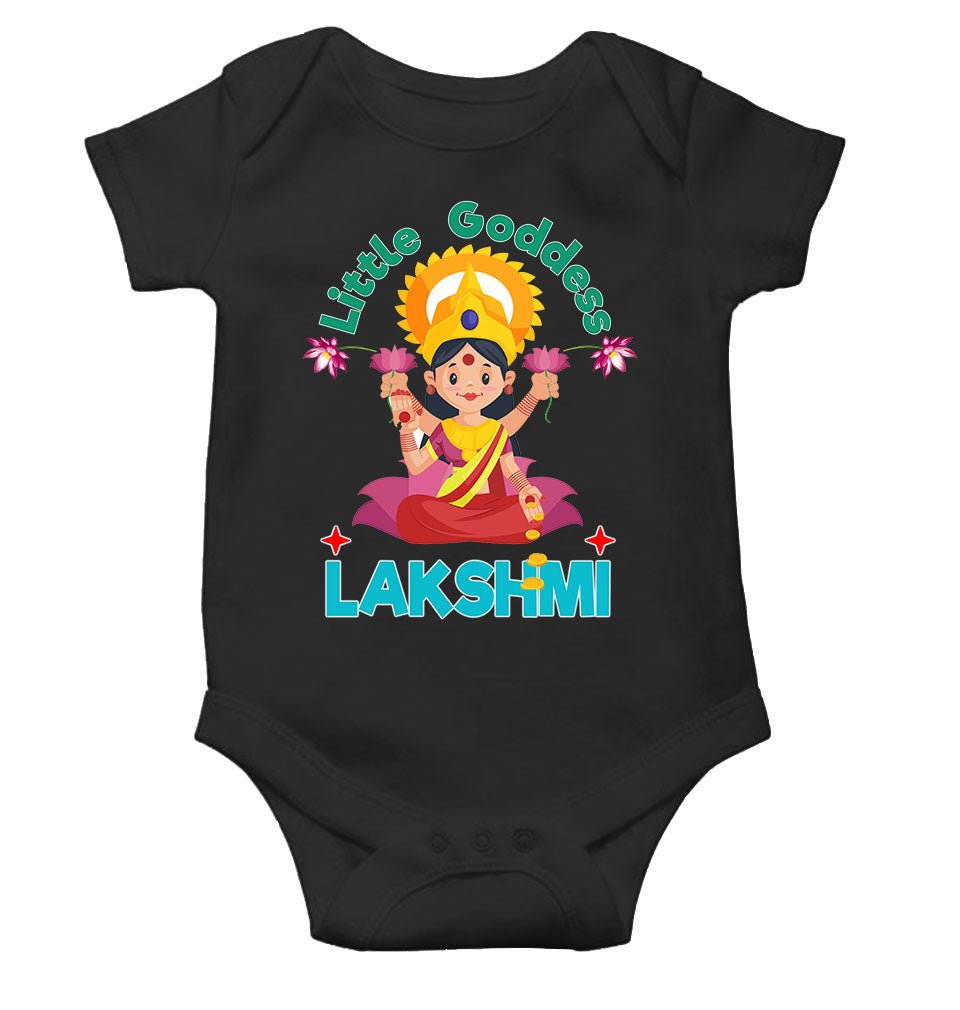 Custom Name Little Goddess Navratri Rompers for Baby Girl- FunkyTeesClub