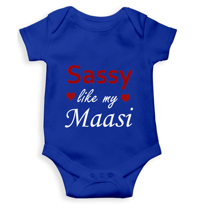 Sassy Like My Masi Rompers for Baby Boy- FunkyTeesClub