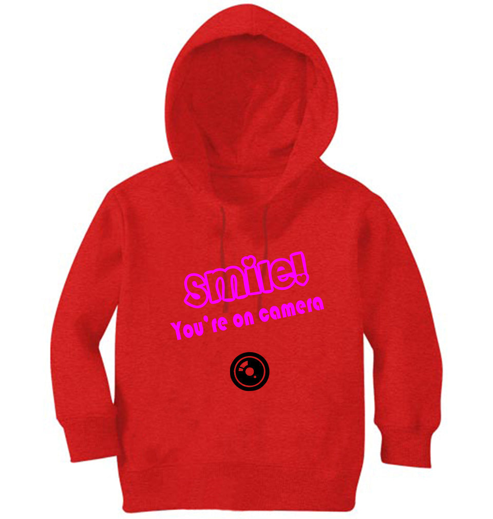 Smile U'R On Camera Boy Hoodies-FunkyTeesClub
