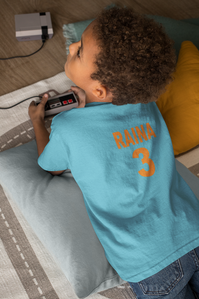 Raina 3 Half Sleeves T-Shirt for Boy-FunkyTeesClub