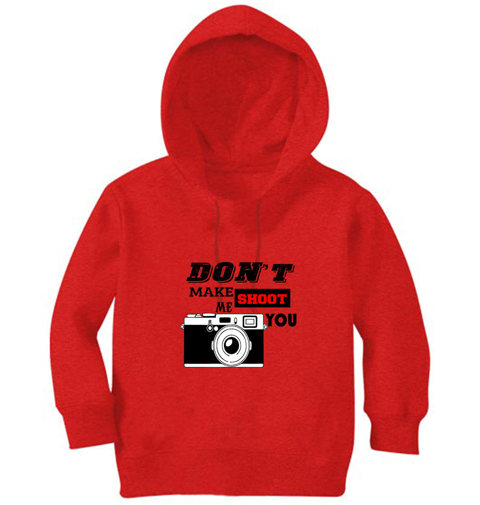 don't make me shoot u Girl Hoodies-FunkyTeesClub