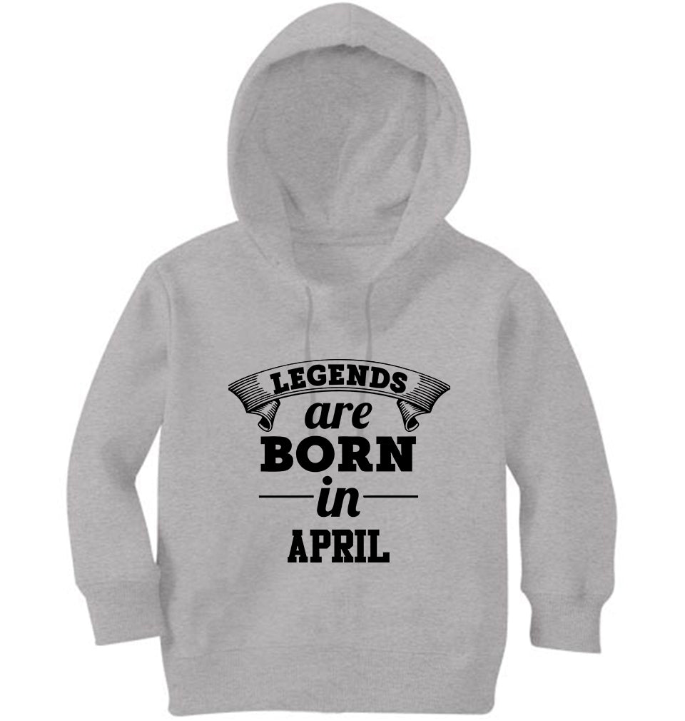 Legends are Born in April Girl Hoodies-FunkyTeesClub