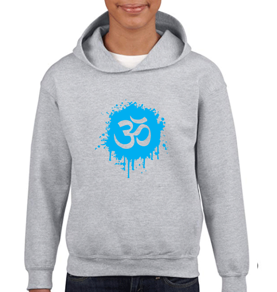 Hindi Om Boy Hoodies-FunkyTeesClub
