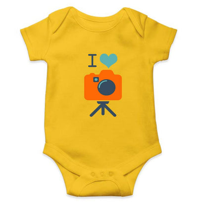 I Love Photography Rompers for Baby Girl- FunkyTeesClub