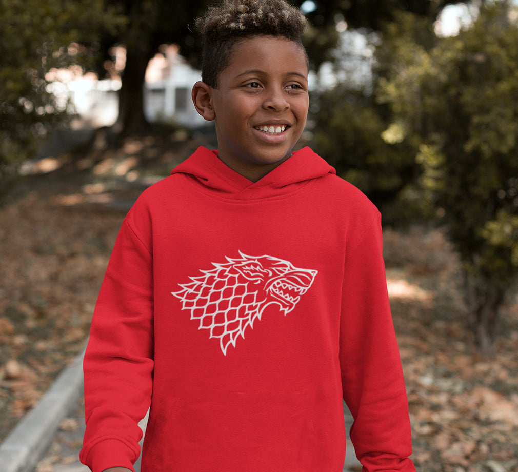 GOT Game Of Thrones Stark Logo Boy Hoodies-FunkyTeesClub