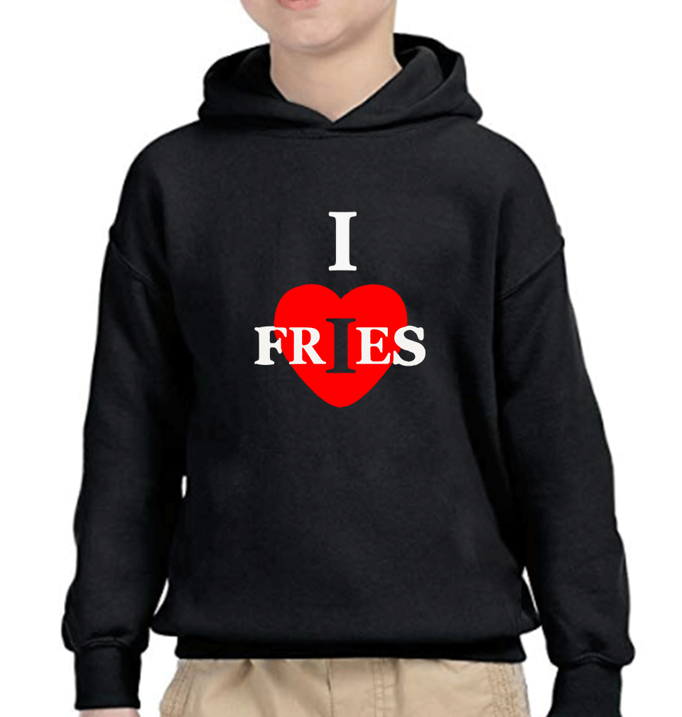 I Love Fries Boy Hoodies-FunkyTeesClub