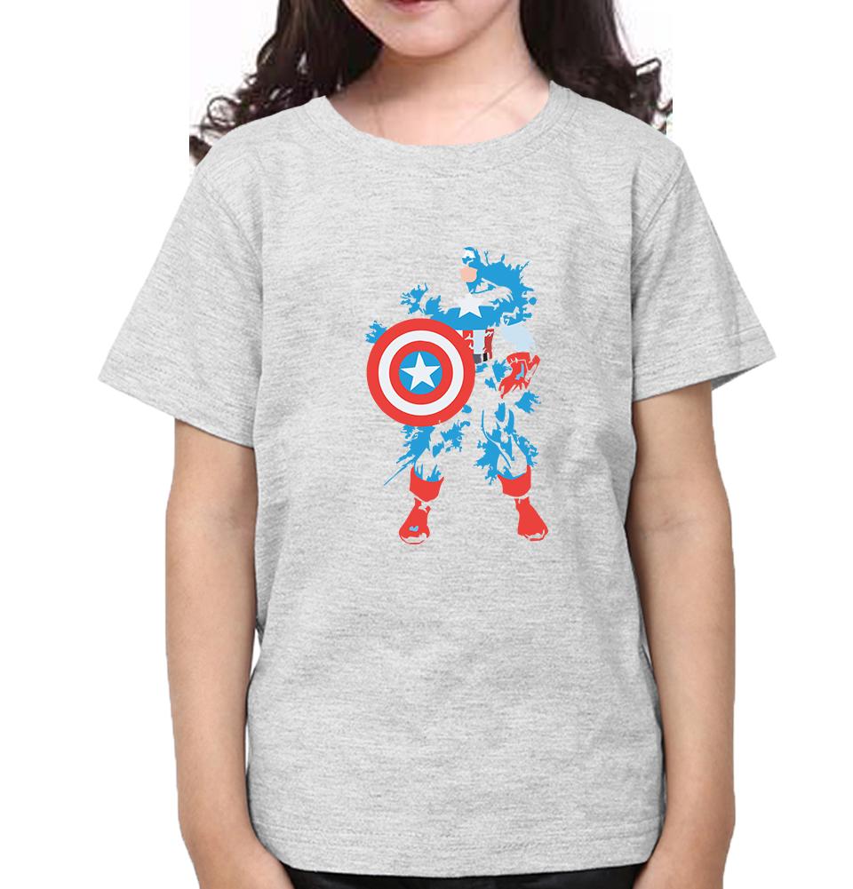 Captain Splash Half Sleeves T-Shirt For Girls -FunkyTeesClub