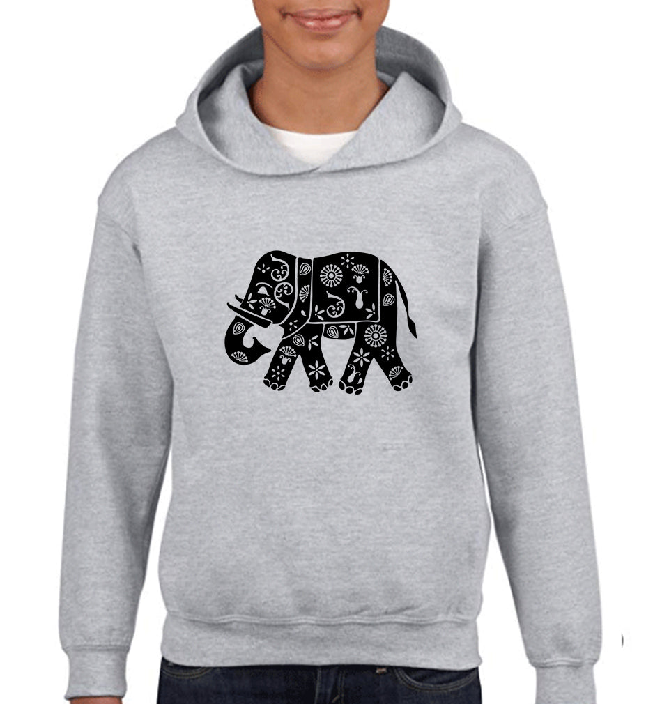 Elephant Hug Boy Hoodies-FunkyTeesClub