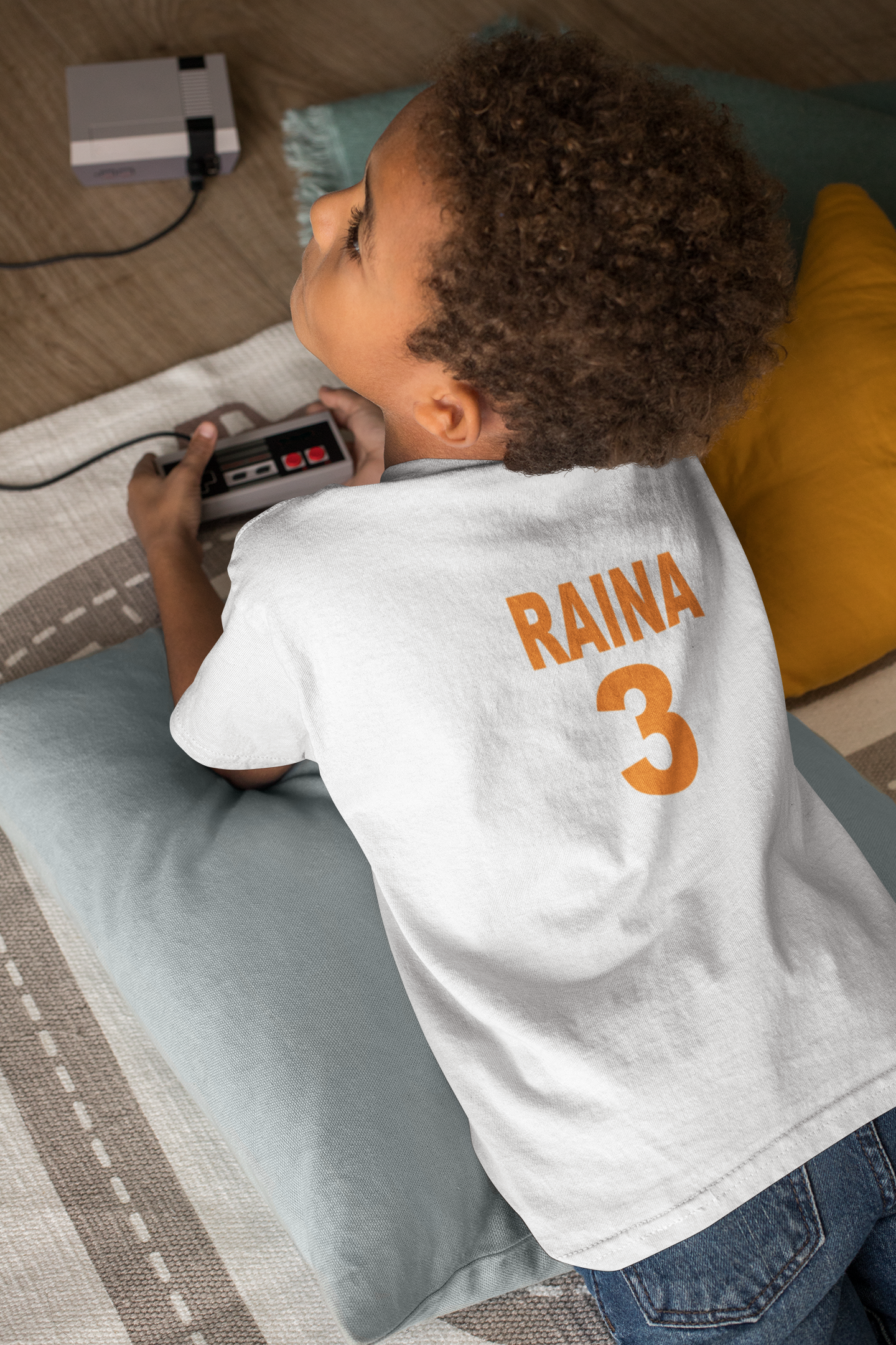 Raina 3 Half Sleeves T-Shirt for Boy-FunkyTeesClub