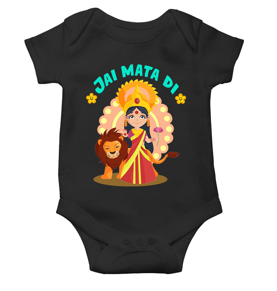 Jai Mata Di Navratri Rompers for Baby Girl- FunkyTeesClub