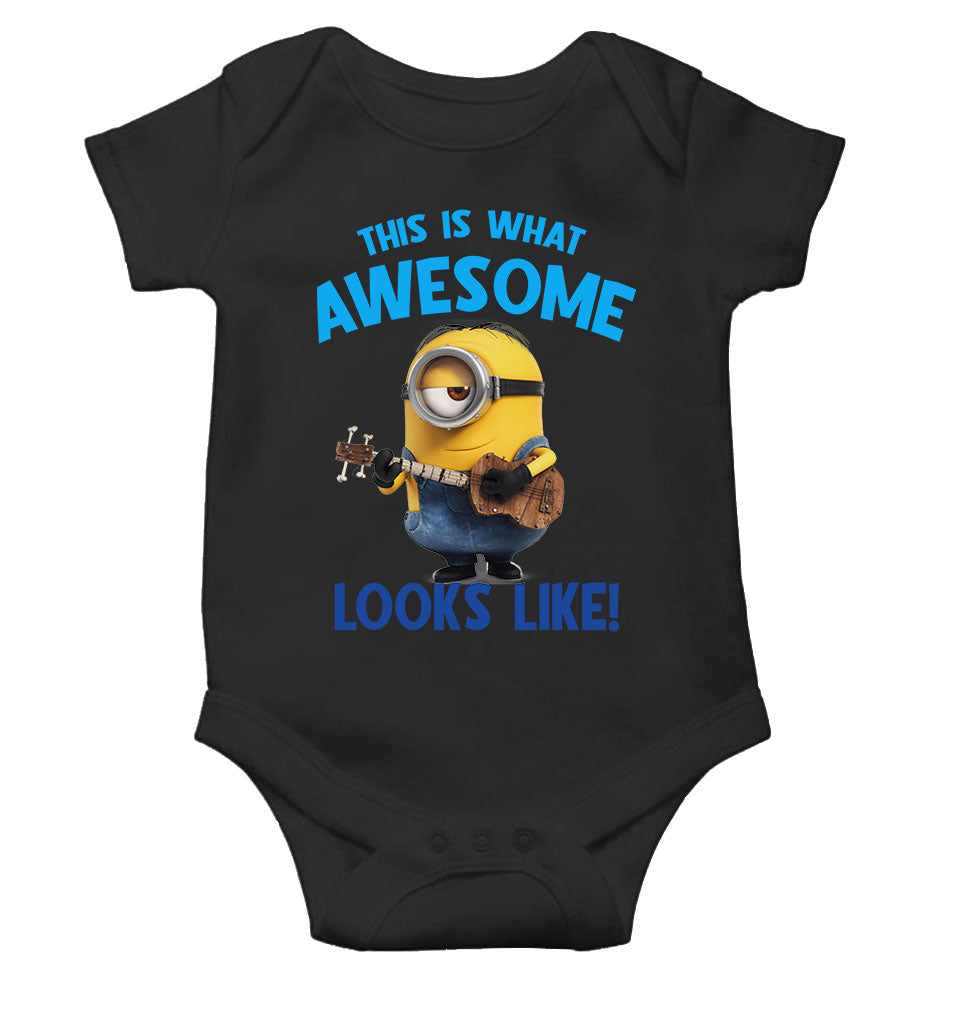 This Is What Awesome Looks Like Rompers for Baby Girl- FunkyTeesClub