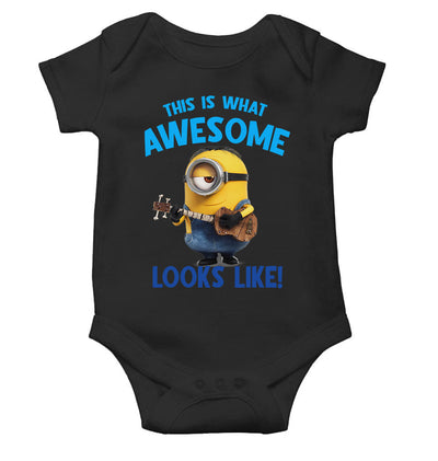This Is What Awesome Looks Like Rompers for Baby Girl- FunkyTeesClub