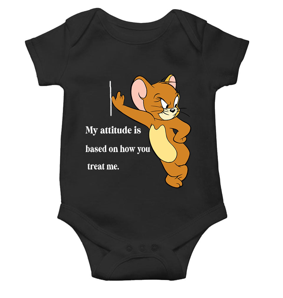 Attitude Shows Cute Jerry Rompers for Baby Girl- FunkyTeesClub
