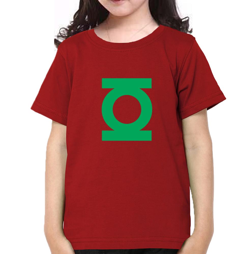 Green Lantern Half Sleeves T-Shirt For Girls -FunkyTeesClub