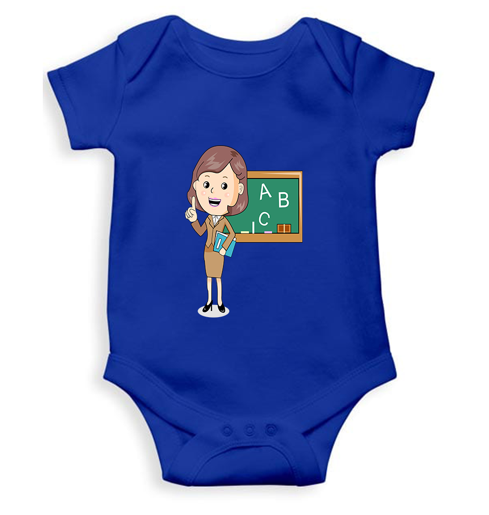 Future Teacher Rompers for Baby Boy- FunkyTeesClub