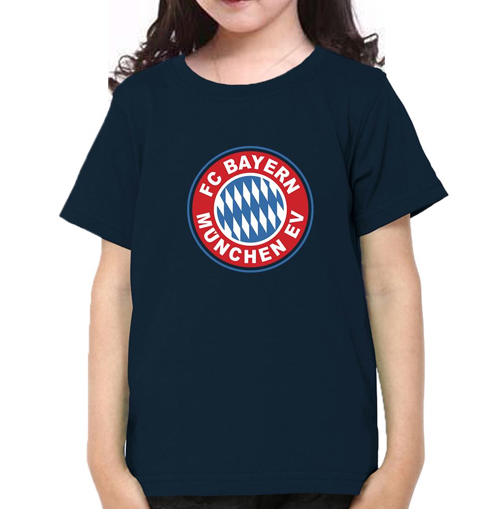 Bayern Munich Half Sleeves T-Shirt For Girls -FunkyTeesClub