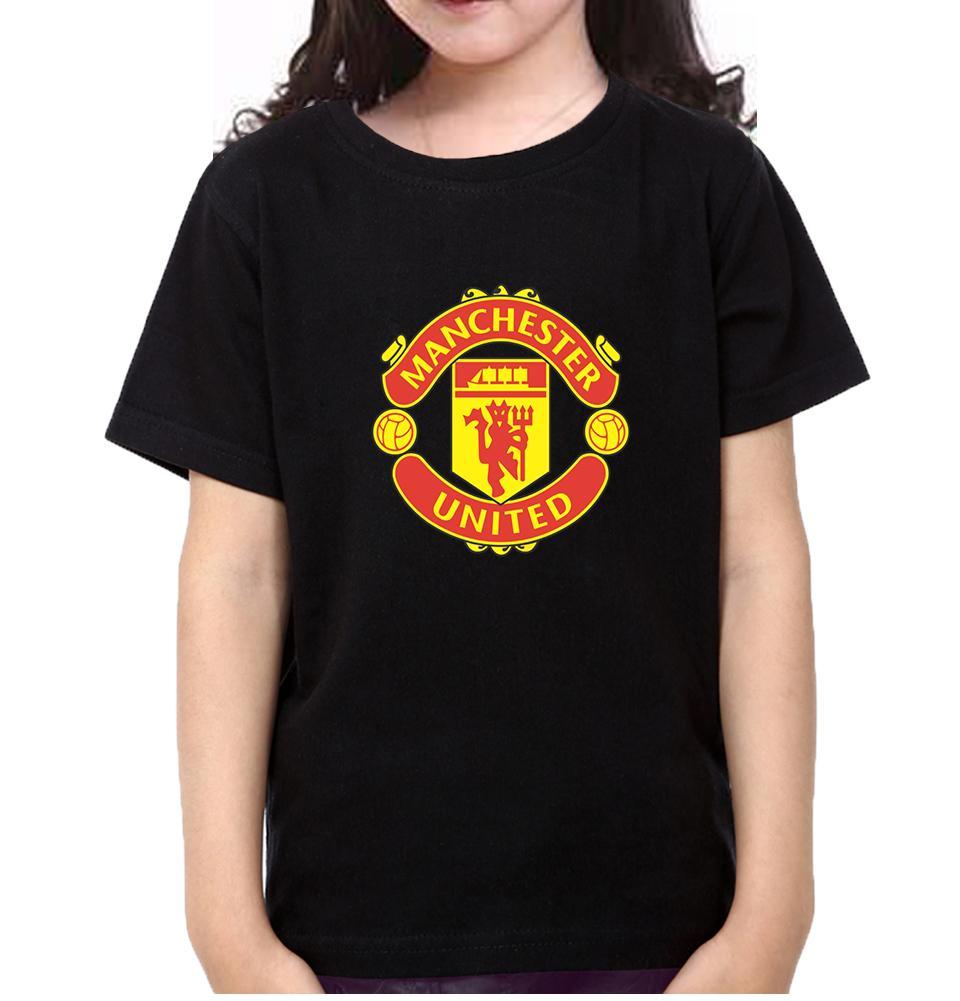 Manchester United Half Sleeves T-Shirt For Girls -FunkyTeesClub