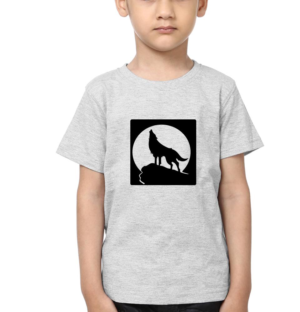 WOLF Half Sleeves T-Shirt for Boy-FunkyTeesClub