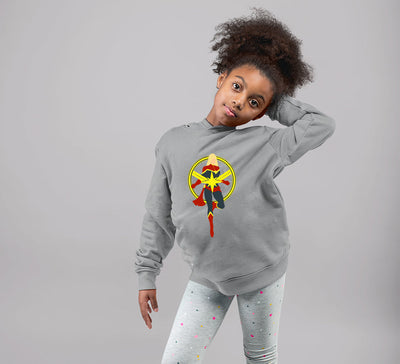 Captain Marvel Girl Hoodies-FunkyTeesClub