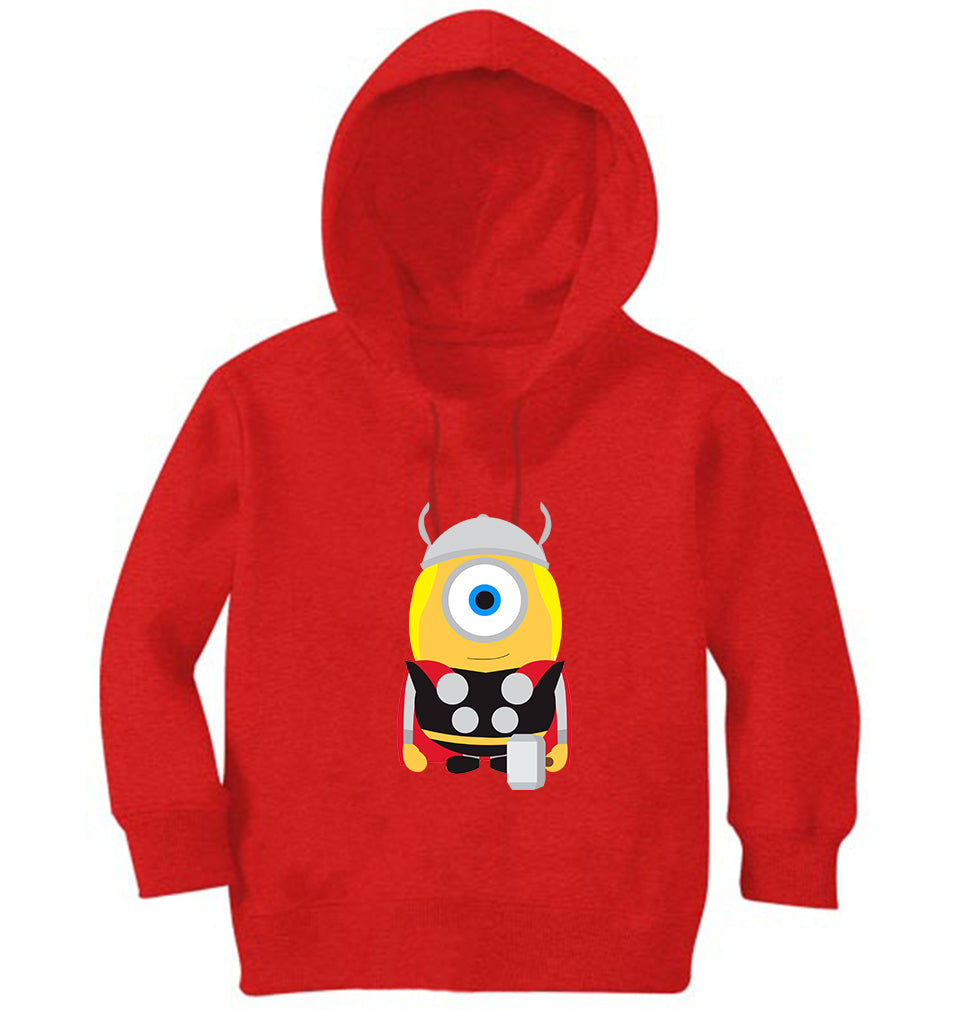Minion Thor Girl Hoodies-FunkyTeesClub