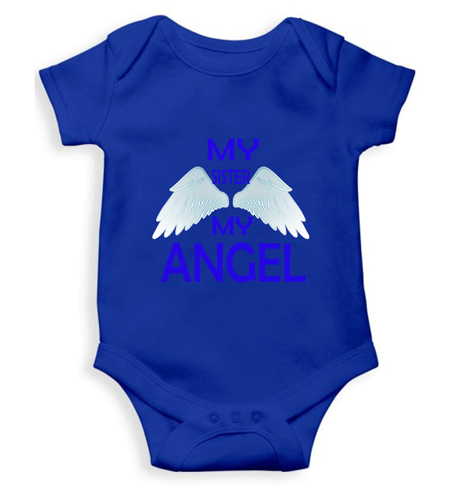 My Sister My Angel Rompers for Baby Girl- FunkyTeesClub
