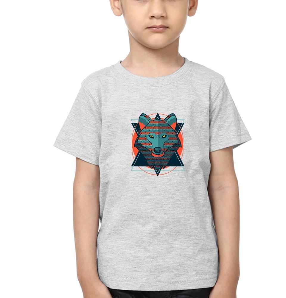 WOLF Half Sleeves T-Shirt for Boy-FunkyTeesClub
