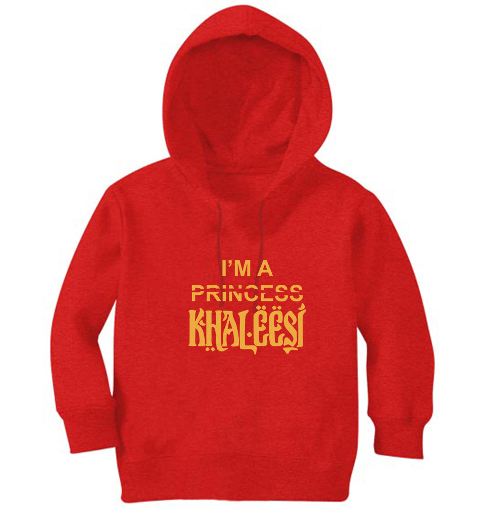 GOT Game Of Thrones I'M Khaleesi Girl Hoodies-FunkyTeesClub