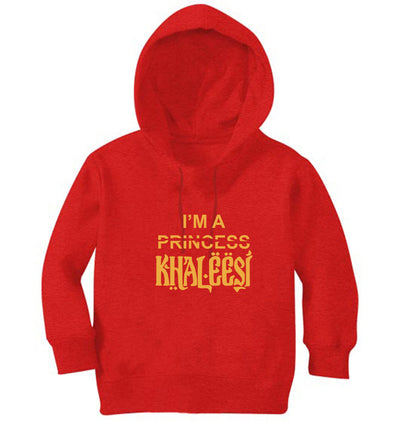 GOT Game Of Thrones I'M Khaleesi Girl Hoodies-FunkyTeesClub