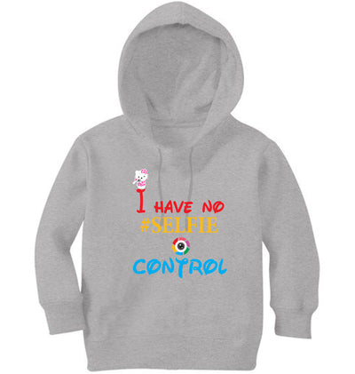 I Have No Selfie Control Girl Hoodies-FunkyTeesClub