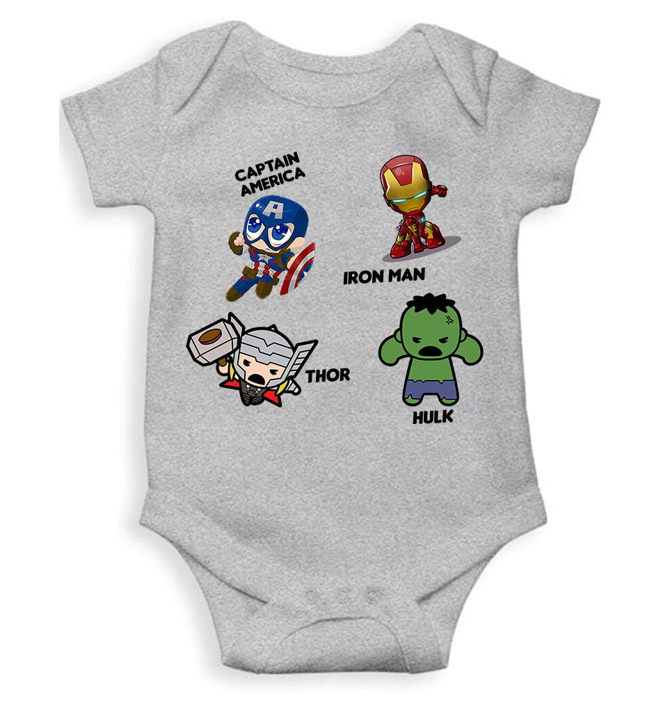 Super Heros Rompers for Baby Boy- FunkyTeesClub