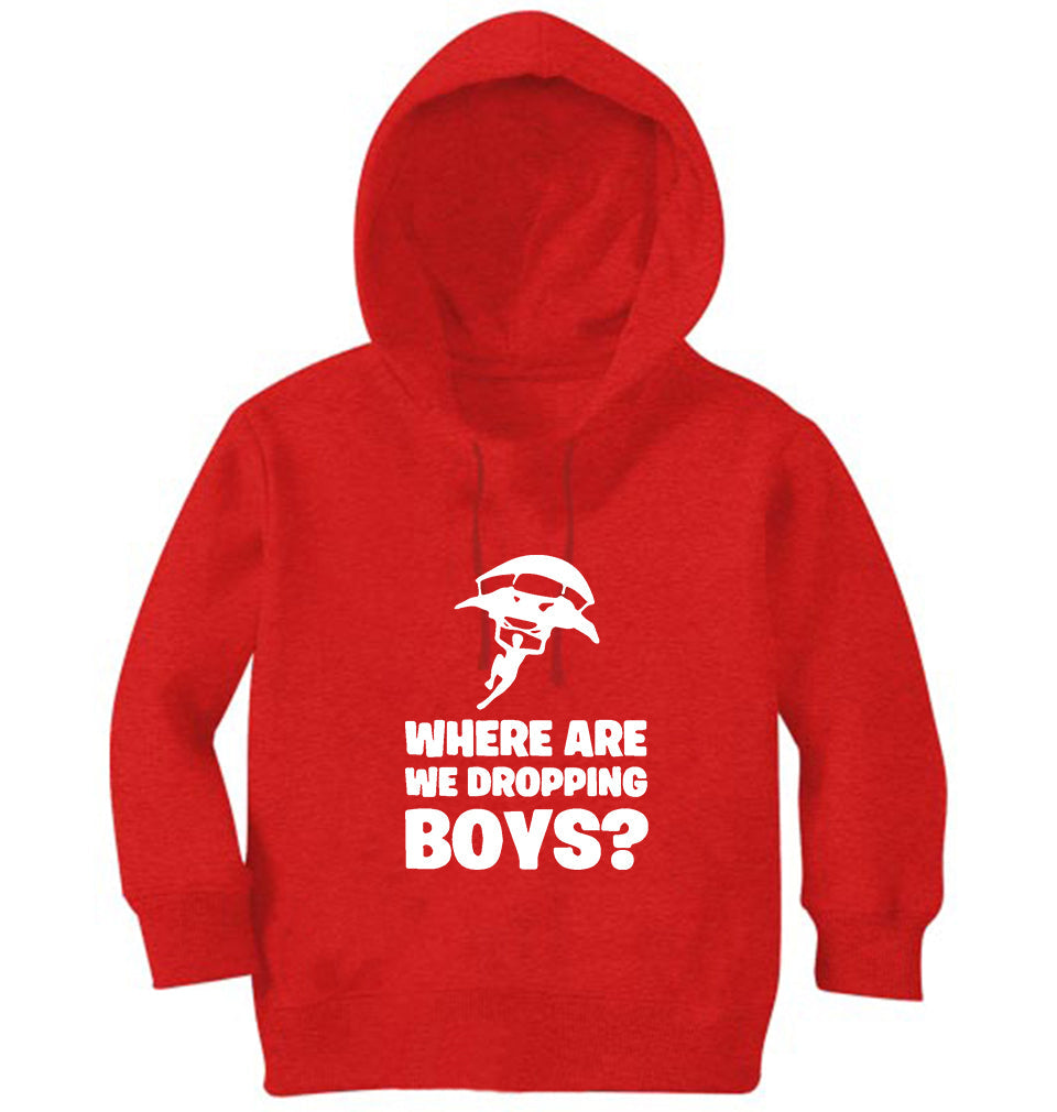 PUBG Where Are We Dropping Boys Girl Hoodies-FunkyTeesClub