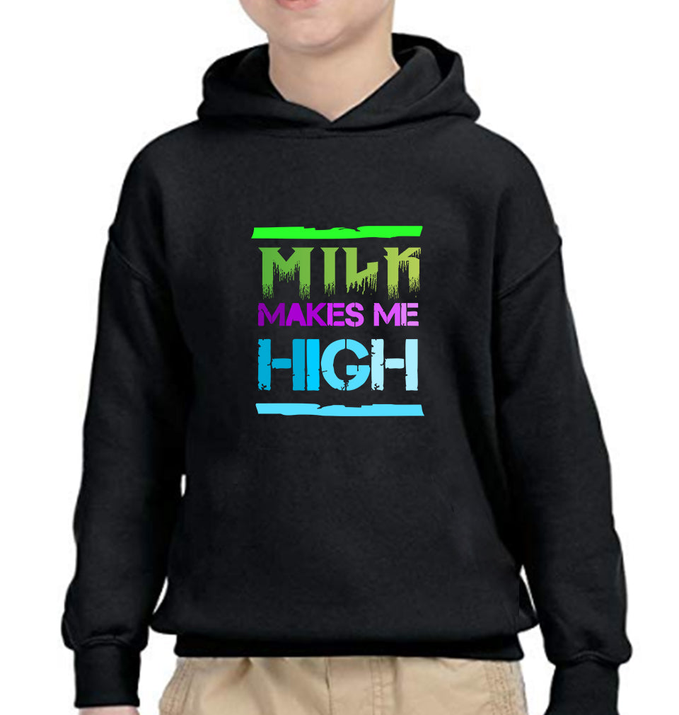 Milk Make Me High Boy Hoodies-FunkyTeesClub