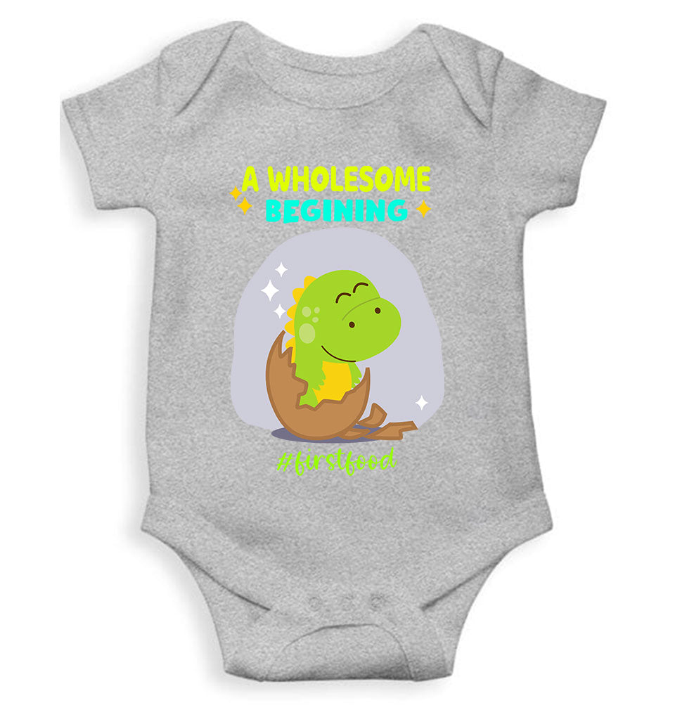 First Food Rompers for Baby Boy- FunkyTeesClub